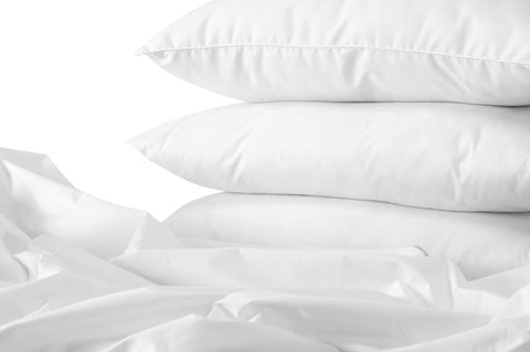 Gel Fiber Pillow - Set of 2 | Down Like Pillows for Sleeping | Standard, Queen and King Size | For Back, Stomach and Side Sleepers | Egyptian Cotton with Hypoallergenic Microfiber Gel Thread Fill